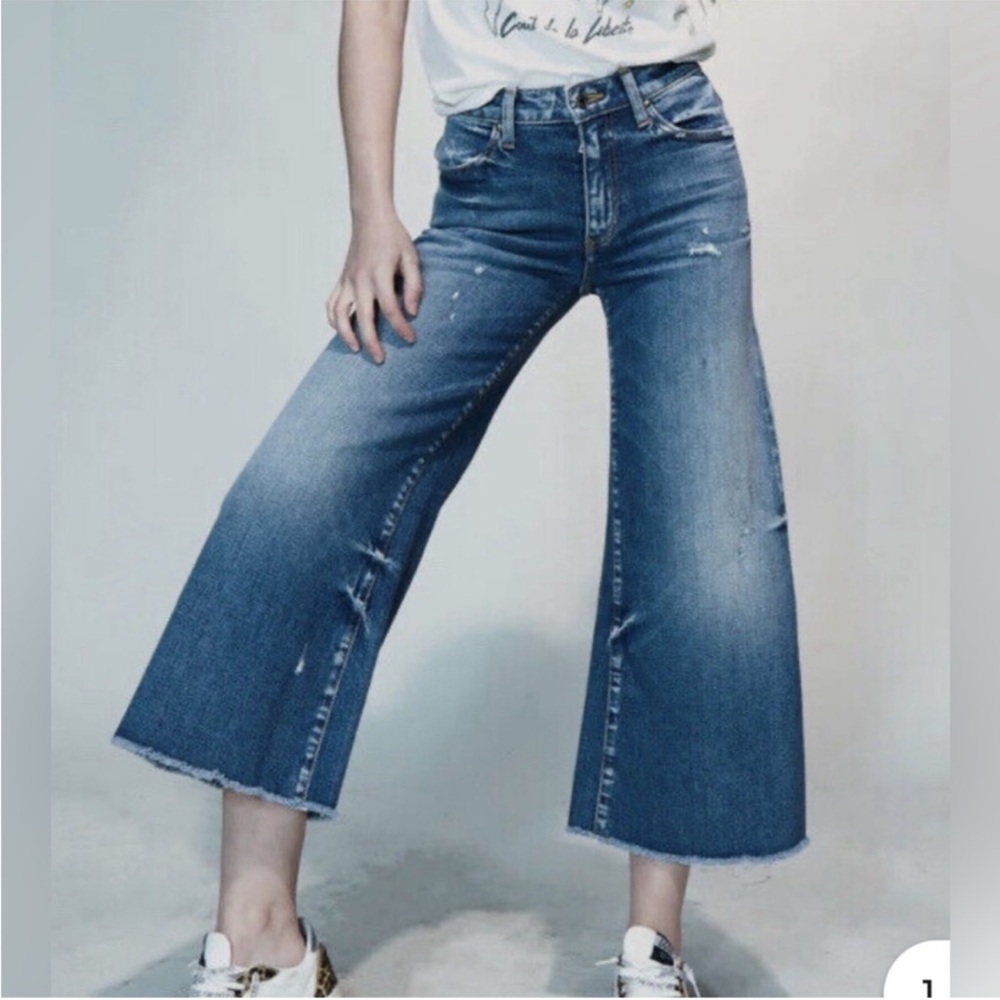 Cout de la liberté Wide leg crop jeans size 25